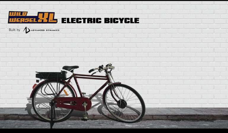 advanced dynamics wild weasel xl ebike electric bicycle cargo